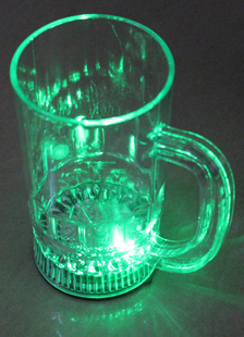 Bière verre modèle PVC mariage LED Light