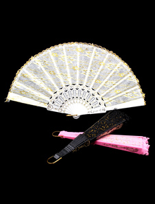 Éventail en dentelle