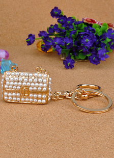 Perles sac motif mariage Metal Keychain
