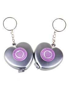 Coeur métallique en forme de ruban Set de 4