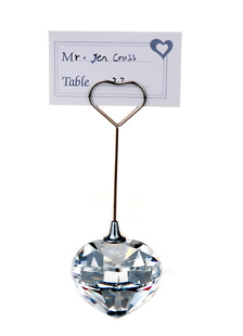 Titulaire de la carte de cristal mystérieuse pour mariage lot de 2