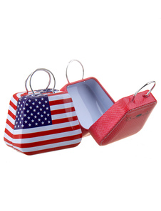 Métal taille Mini mignon Tote Pattern stockage boîtes Set de 9