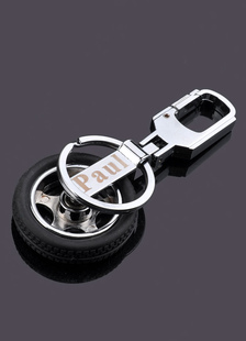 Voiture roue modèle Metal Keychain Set of 4 pour mariage