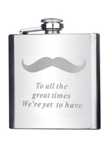 Argent once 6 moustache personnalisé métal Nice mariage ballon