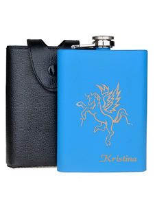 Bleu personnalisé 8 once métal élégant mariage ballon