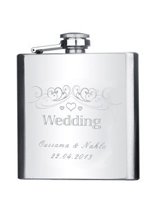 6 once merveilleux argent métal personnalisé mariage ballon