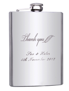 Argent 8 onces personnalisé métal élégant mariage ballon