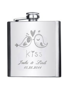 Argent once 6 ballon de moderne métal personnalisée pour mariage