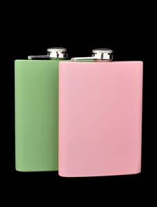 8 onces de fiole fantastique Metal Non personnalisée pour mariage