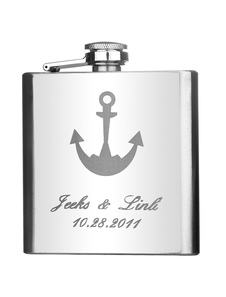 Populaire Silver 6 once métal personnalisé mariage ballon