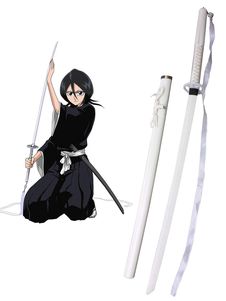 Arme de Kuchiki Rukia de Bleach en bois blanche