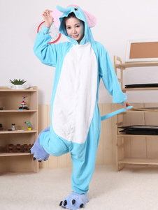 Costume Kigurumi éléphant bleu