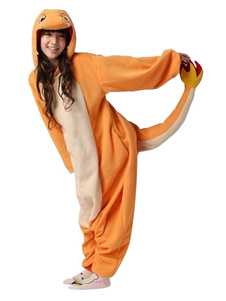Kigurumi Dragon feu jaune pyjama Dragon