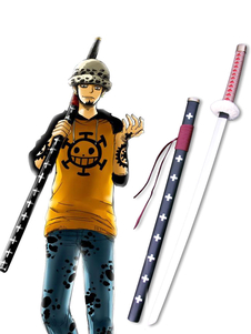 Arme de cosplay de Trafalgar·Law dans One Piece en bois