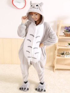Costume Kigurumi Totoro gris doux