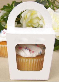 Gâteau carré papier perlé Wedding Favor boîtes coffret de 12