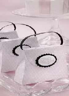 Boîte de cadeau en forme de sac à main 12 pièces