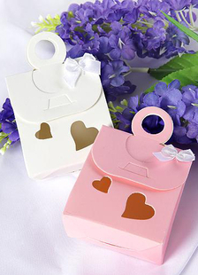 Bow Engagement Favor boîtes ensemble de 12