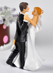 Danse classique Couple Figurine Wedding Cake Topper