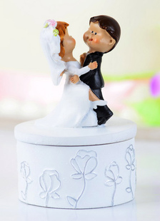 Couple classique danse Figurine Wedding Cake Topper