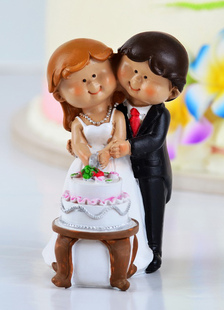 Figurine traditionnel Couple classique gâteau Wedding Cake Toppers