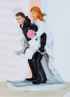 Sport Figurine Sweet Wedding Cake Topper