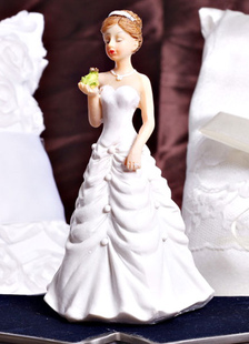 Couple classique Figurine Fairytale Wedding Cake Topper