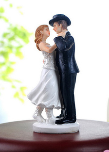 Figurine danse classique Couple Wedding Cake Topper