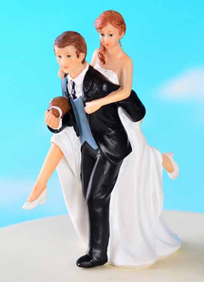 Sport Figurine classique & traditionnel Wedding Cake Topper