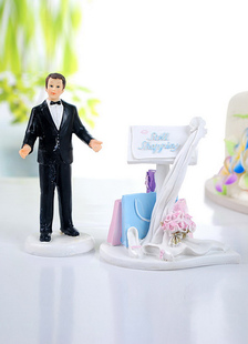 Figurine classique Funny Wedding Cake Toppers