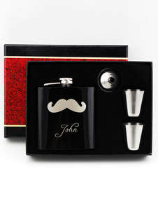 Fiole fantastique inox personnalisé pour mariage (6 onces)