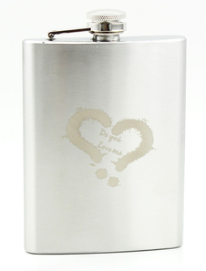 Fantastique inox flacon personnalisé pour mariage (8 onces)