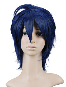 Perruque de cosplay en fibre comme Moritaka Mashiro de Bakuman