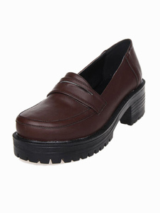 Chaussures Lolita parfaites en kaki à plate-forme