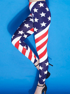 Lycra Spandex Hip Hop danse pantalon pour dame avec le Jack imprimé