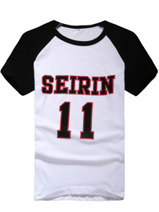 T-shirt blanc bicolore de Kuroko No Basketball