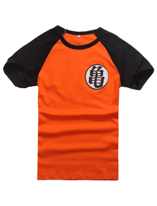 T-shirt orange bicolore de Dragon Ball