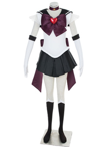 Costume de cosplay de Sailor Moon comme Meiou Setsuna en satin mat