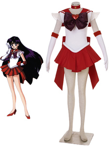 Sailor Moon Toussaint Cosplay Costume Hino Rei Robe