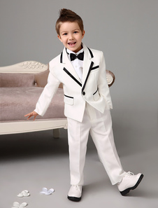 Costume cortège enfant en polyester blanc