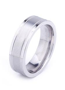 Bague homme argente