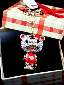 Trousseau de cristal non personnalisée pour mariage