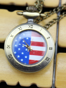 Montre de poche de mariage personnalisé métal Vintage