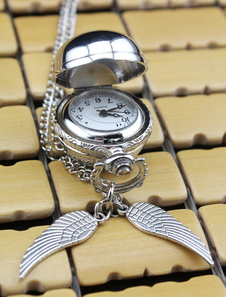 Métal personnalisé montre de poche avec des ailes de mariage