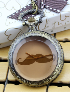 Mariage chic personnalisé montre de poche de barbe