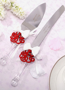 Bow décoration le Bécasseau maubèche Server définit avec boîte argentée