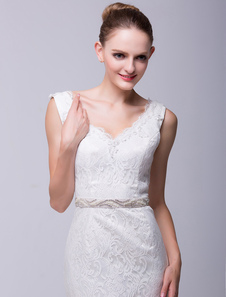 Strass milieu charmant mariage mariée Sash