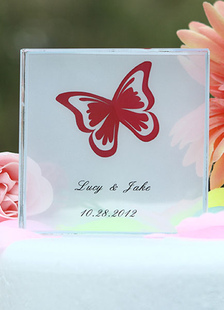 Papillon personnalisé Wedding Cake Topper