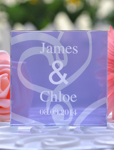 Purple personnalisé Wedding Cake Toppers