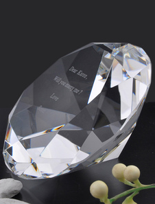 Toppers gâteau personnalisé en forme de diamant